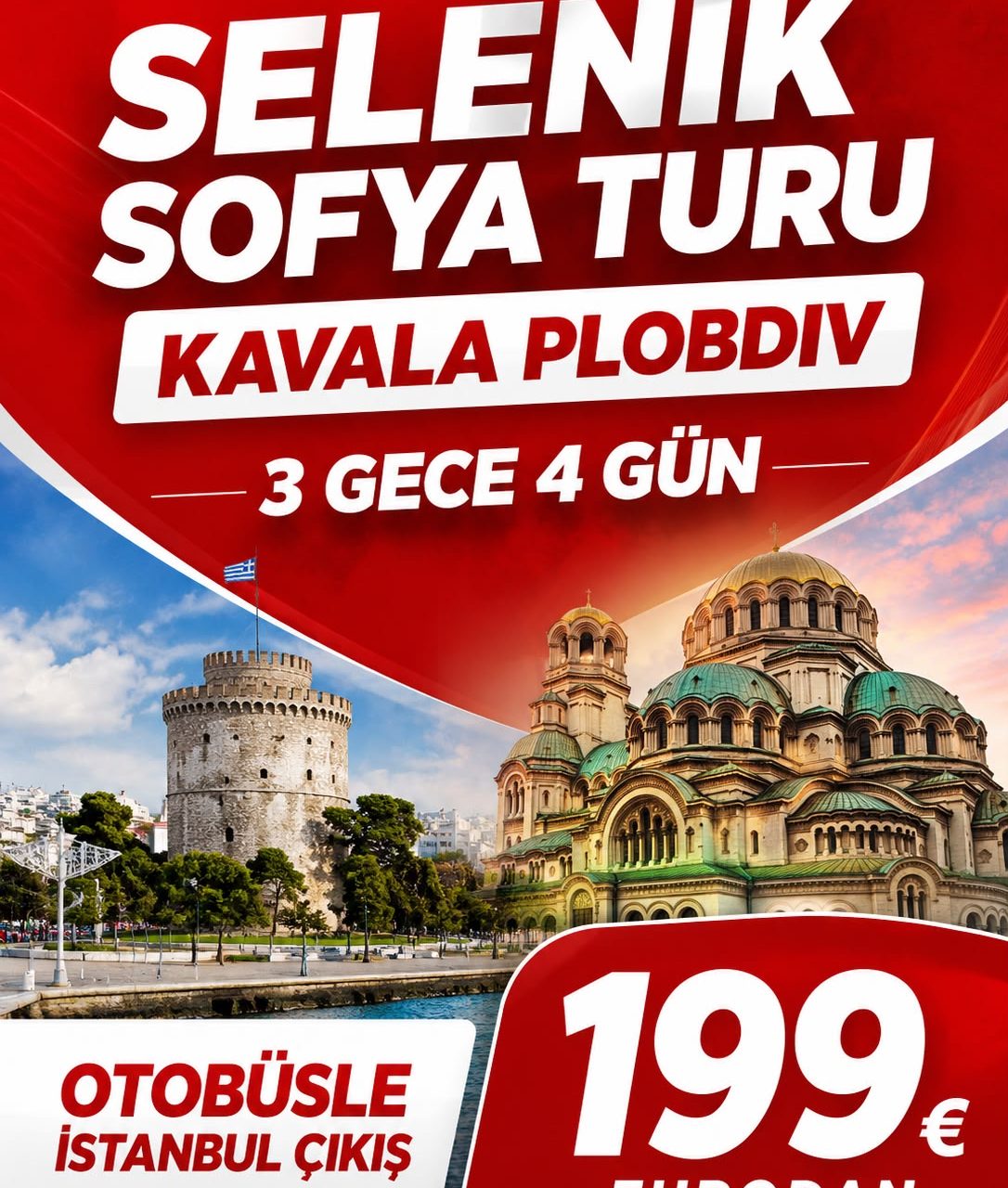SELANİK – SOFYA TURU