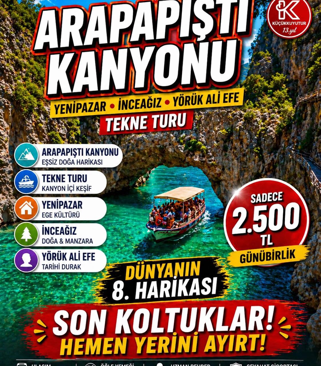 DÜNYANIN 8. HARİKASI ARAPAPIŞTI KANYONU