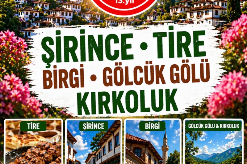 ŞİRİNCE • TİRE • BAYINDIR • BİRGİ • GÖLCÜK • KIRKOLUK
