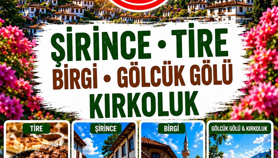 ŞİRİNCE • TİRE • BAYINDIR • BİRGİ • GÖLCÜK • KIRKOLUK