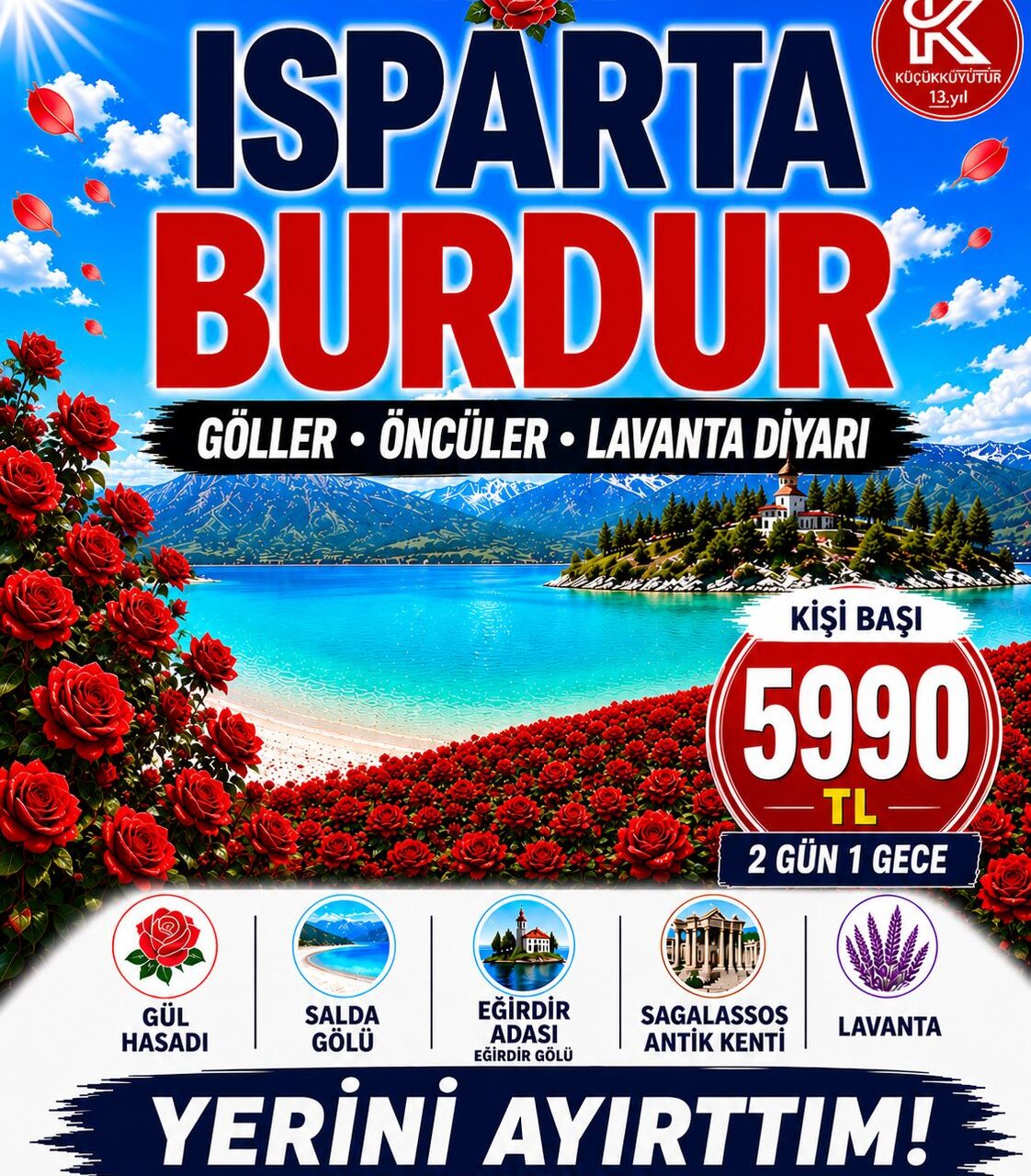 ISPARTA-BURDUR GÜLLER GÖLLER LAVANTA