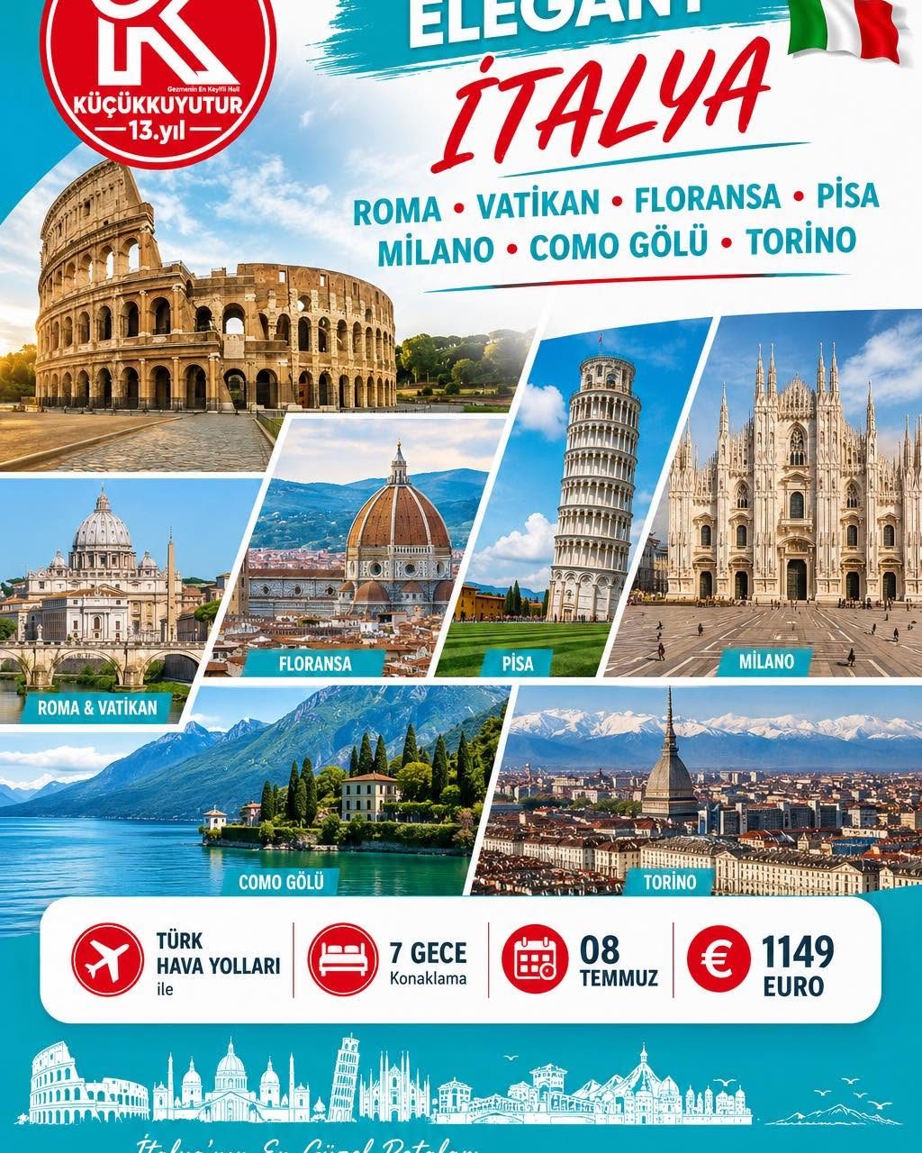 ELEGANT İTALYA TURU