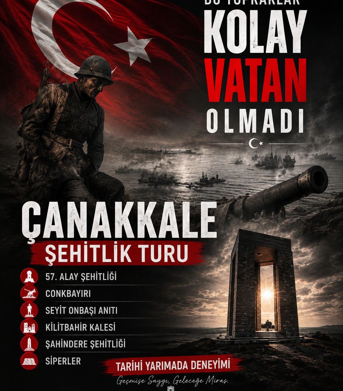 ÇANAKKALE ŞEHİTLİK TURU