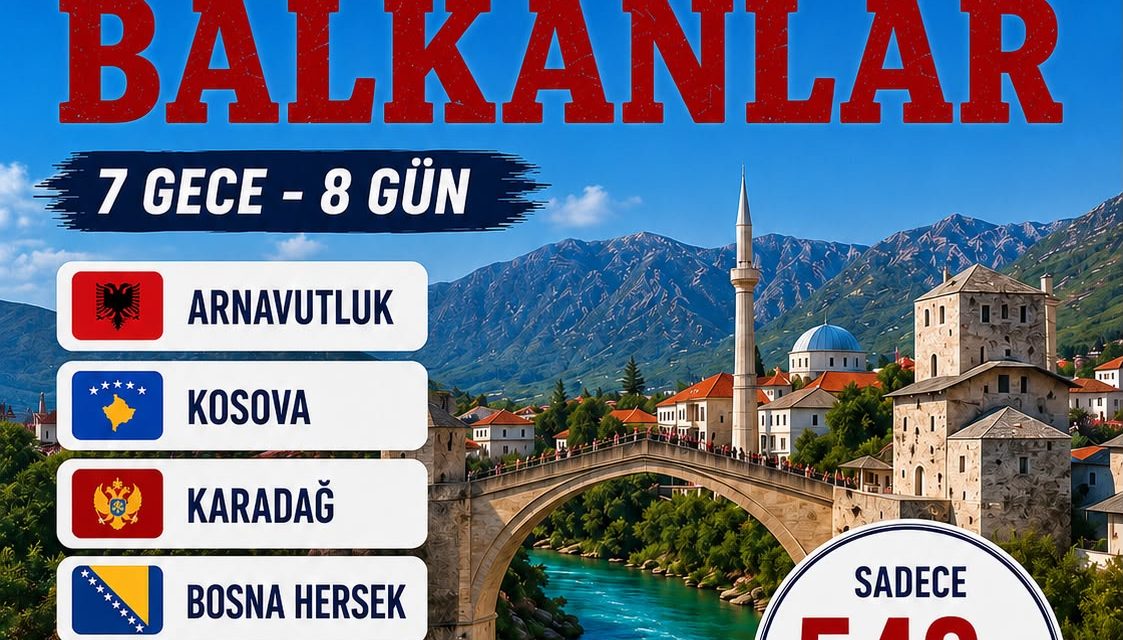 KOSOVALI BALKANLAR (SAW-İST.) VİZESİZ 599 EURODAN