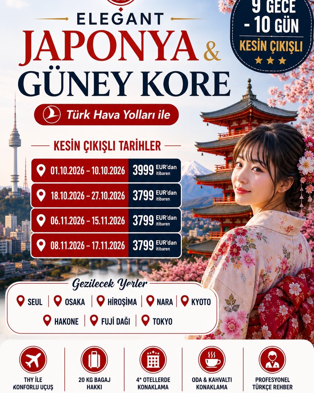 ELEGANT JAPONYA & GÜNEY KORE TURU