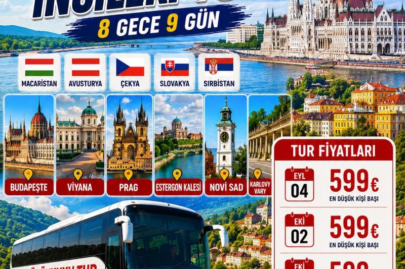 OTOBÜS İLE ORTA AVRUPA İNCİLERİ TURU