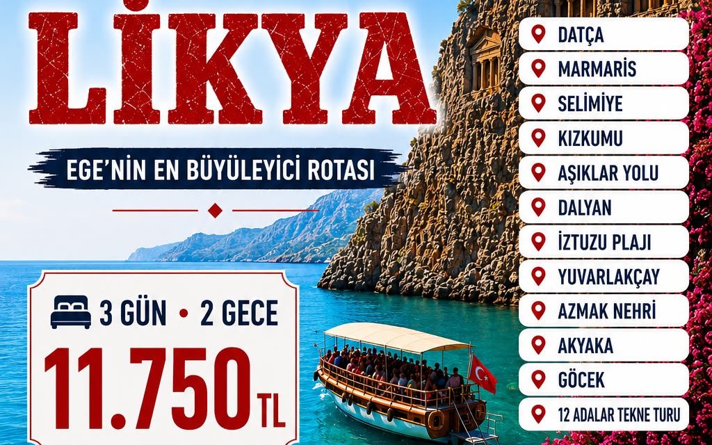 LİKYA TURU CLASSIC 3 GÜN 2 GECE